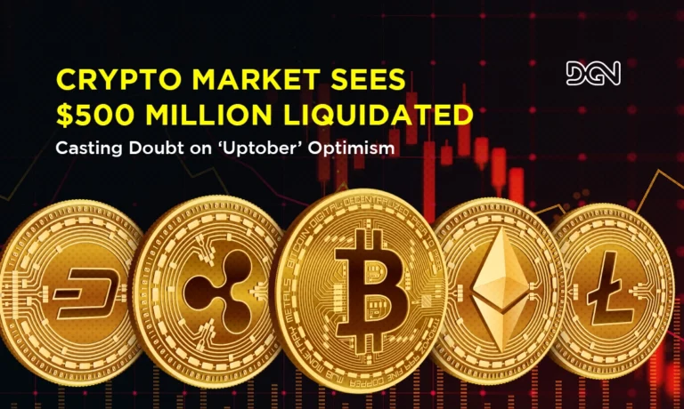 Crypto Market Sees $500 Million Liquidated, Casting Doubt on ‘Uptober’ Optimism